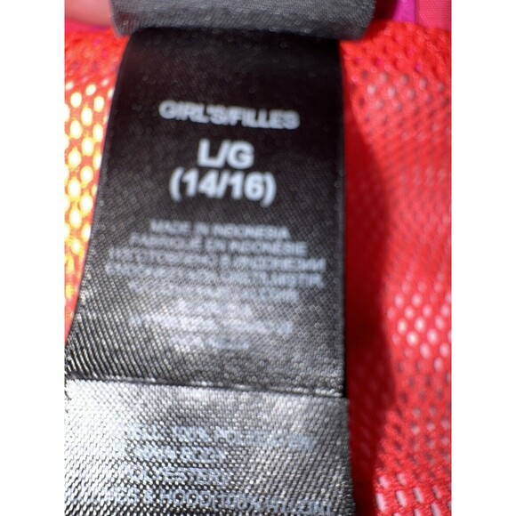 THE NORTH FACE HYVENT Youth Girls 14-16 2 In 1 Rain Wind Breaker Jacket Pink - Picture 8 of 15